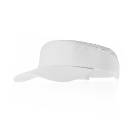 Viseur réglable en coton blanc