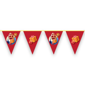 Guirlande de drapeaux Saint-Nicolas 10 mètres
