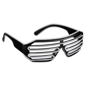 Lunettes à volets LED blanches