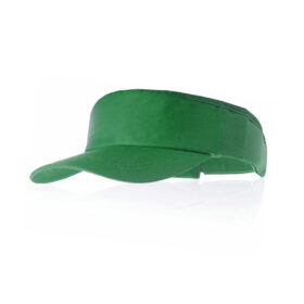 Visière réglable en coton vert
