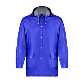 Imperméable de luxe en PVC bleu - M/L