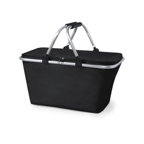 Panier pique-nique thermique pliable - Sac isotherme - noir