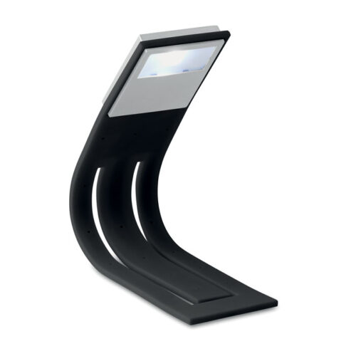 2 en 1 lampe de lecture et marque-page noir