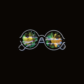 Lunettes kaléidoscope avec LED blanc