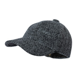 Casquette avec fermeture à boucle polyester 58 cm gris