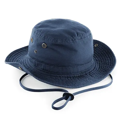 Chapeau Outback safari bleu marine