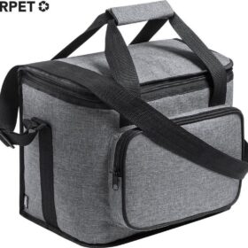 Sac isotherme durable en plastique recyclé RPET gris