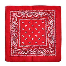 Foulard de paysan rouge