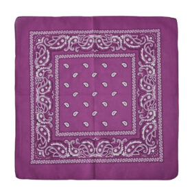 Foulard paysan violet