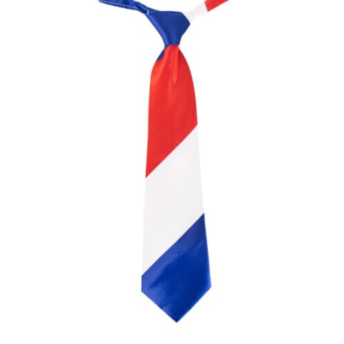 Cravate rouge/blanc/bleu