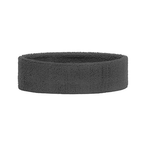 Bandeau anti-transpiration en coton/élasthanne noir
