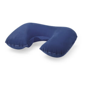Coussin de cou gonflable bleu