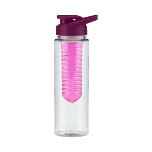 Bouteille d'eau avec infuseur 700 ml rose