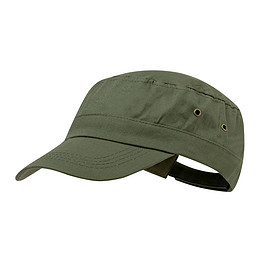 Casquette avec fermeture velcro coton vert