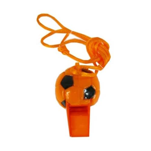Sifflet de football orange
