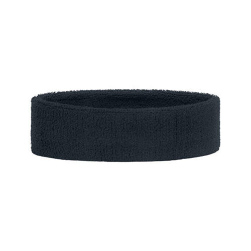 Bandeau anti-transpiration éponge coton/élasthanne bleu marine