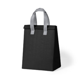 Sac isotherme avec poignée et fermeture velcro - Noir