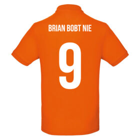 Polo unisexe orange - Brian ne boit pas