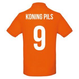 Unisexe polo orange - Roi Pils