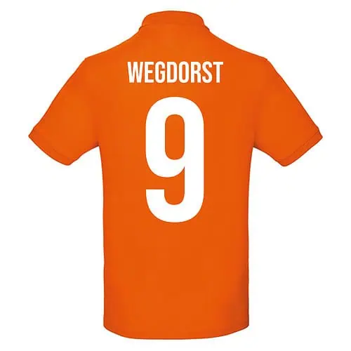 Polo unisexe orange - Wegdorst