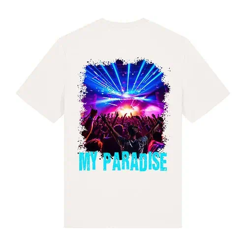 Ravelife T-shirt Mon Paradis - Blanc cassé