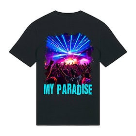 Ravelife T-shirt Mon Paradis - Noir