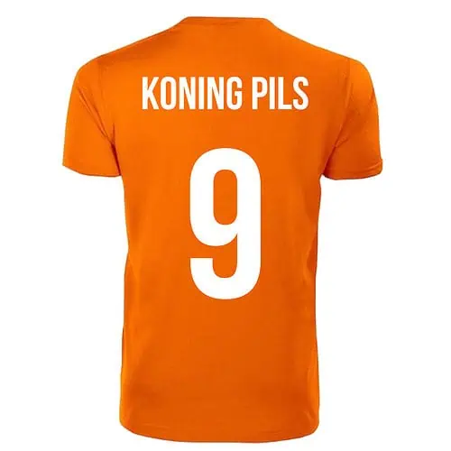 T-shirt unisexe orange - Roi Bière
