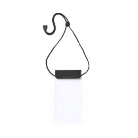 Pochette téléphone étanche avec velcro PVC noir