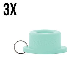 Bouchon de fête universel - Vert menthe - 3 pièces