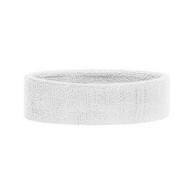 Bandeau de transpiration coton/élasthanne - Blanc