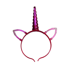 Bâtonnets lumineux serre-tête licorne Pride arc-en-ciel