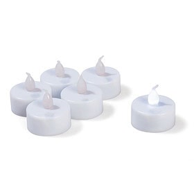 Bougies à LED 24 pièces - blanc
