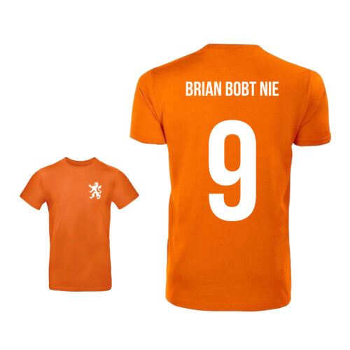 T-shirt unisexe orange - Brian ne bob ni