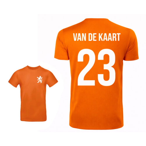 T-shirt orange unisexe | Hors de la carte