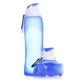 Duradis - Gourde pliable 500 ml bleu