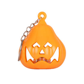 Porte-clés citrouille d'Halloween avec lumière