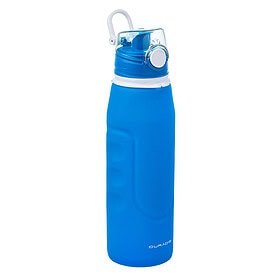Duradis - Bouteille d'eau en silicone pliable 1000 ml - Bleu Ciel