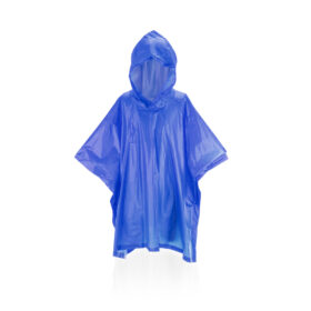 Poncho de pluie pour enfants bleu