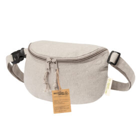Sac banane en coton recyclé naturel