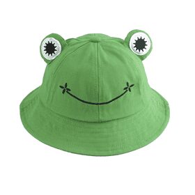 Chapeau de pêcheur grenouille 56-58 cm coton vert
