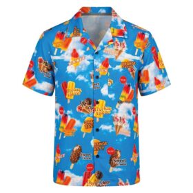 Chemise hawaïenne avec des glaces