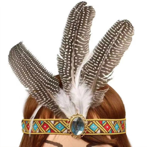 Bandeau avec plumes - Coiffe indienne