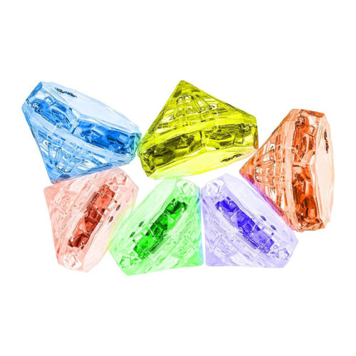Cube de glace LED multicolore diamant 12 pièces