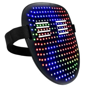 Masque LED avec capteur - Rechargeable par USB