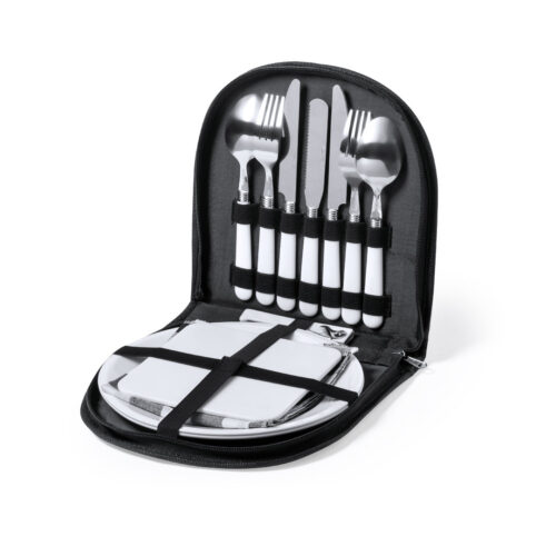 Set de pique-nique avec étui de rangement RPET 13 pièces