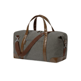 Sac de sport 60 litres toile gris/brun