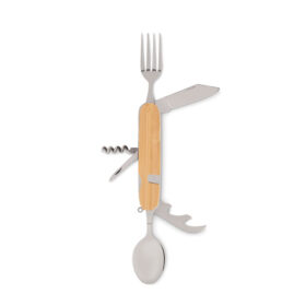 Set de couverts de camping multifonction pliante 5 pièces