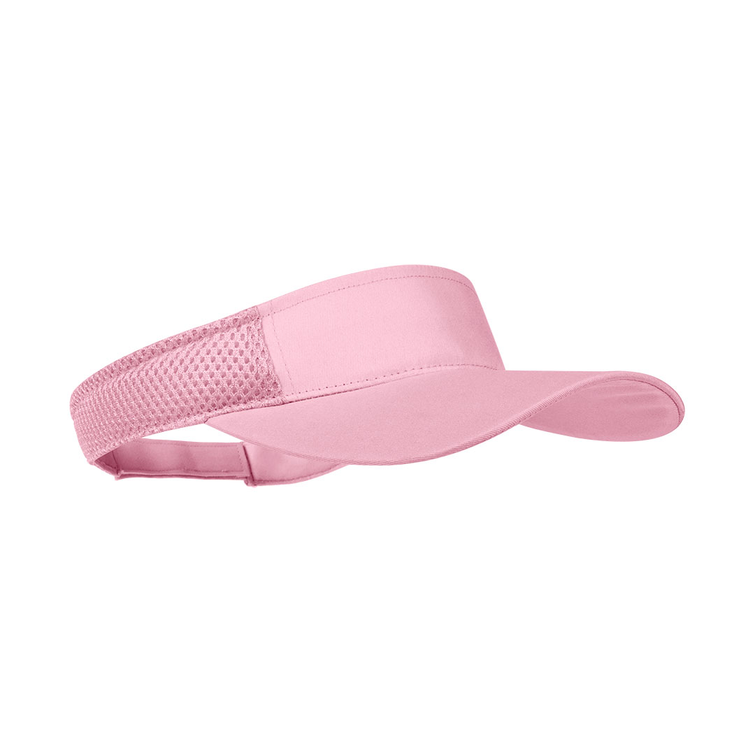 Visière en mesh ajustable avec fermeture velcro rose