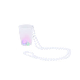Verre à Shot avec Éclairage LED et Corde de Perles - 50 ml - PS