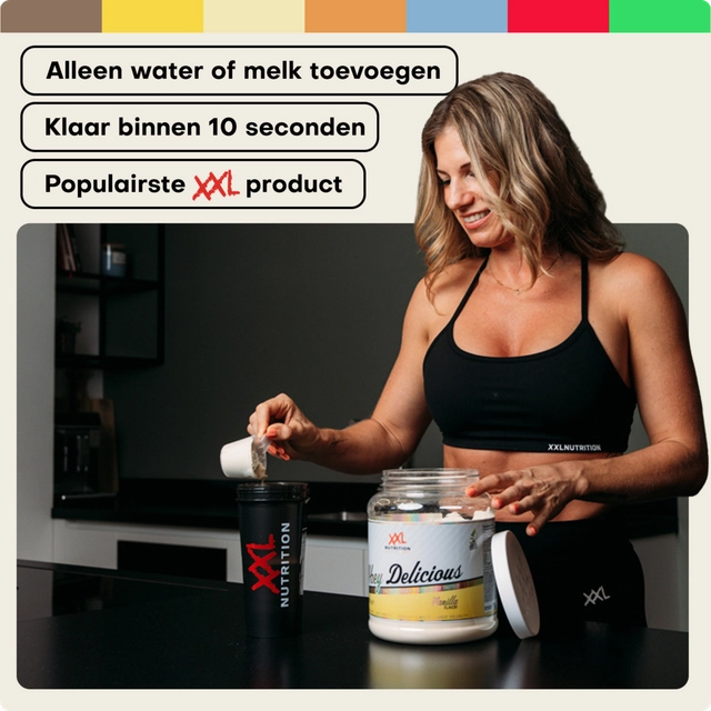 XXL Nutrition Whey Delicious shake protéiné Vanille - 1000 grammes – Image 4